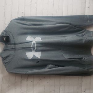 NWT...Mens Under Armor Hooded Performance Fleece Sweatshirt..Sixe XXL